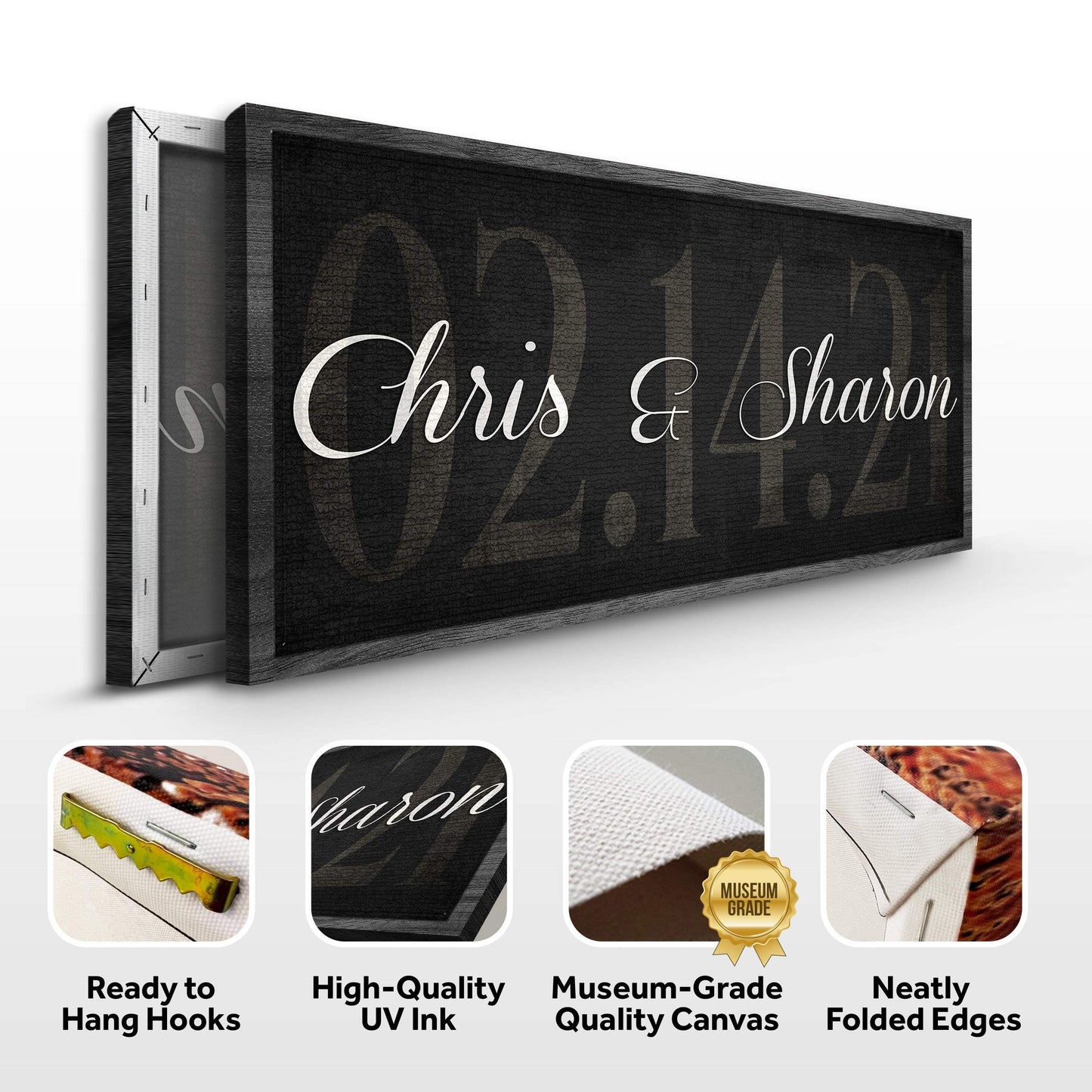 Wedding Date Sign - Tailored Canvases - Flyclothing LLC