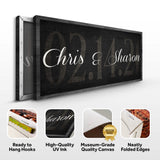 Wedding Date Sign - Tailored Canvases - Flyclothing LLC