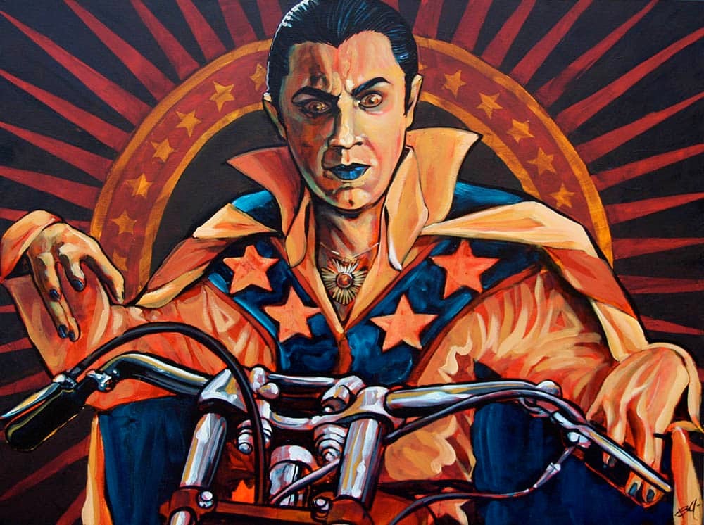Black Market Art Company Count Knievel Print
