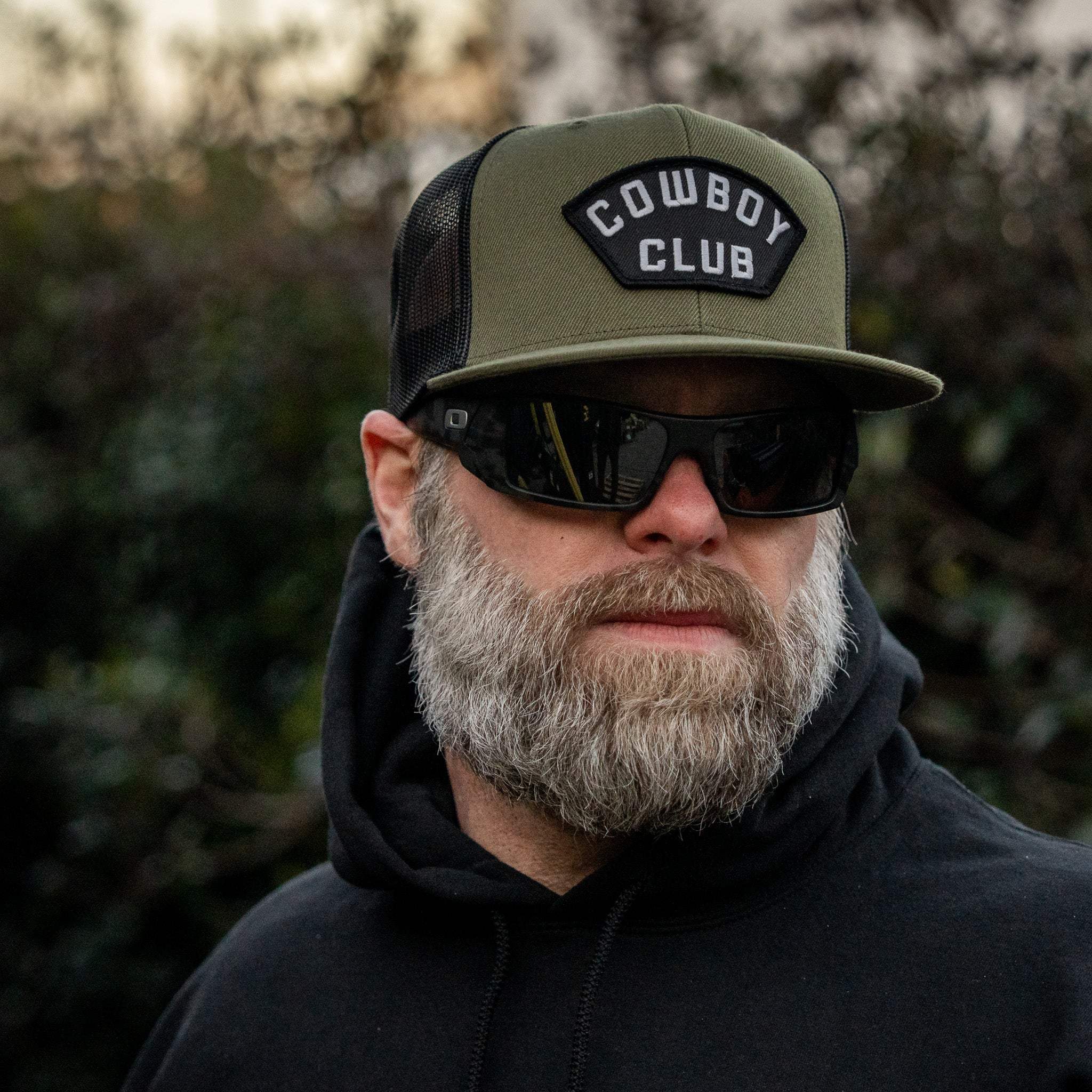 Cowboy Club Patch Flatbill Snapback Hat - DIRTY COWBOY USA - Flyclothing LLC