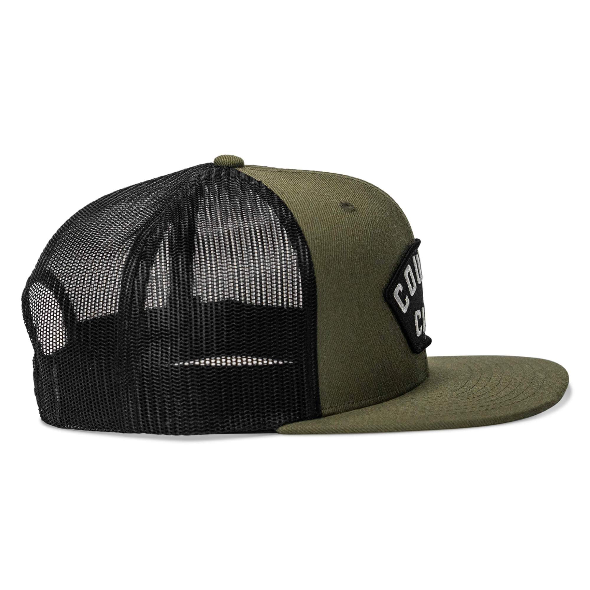 Cowboy Club Patch Flatbill Snapback Hat - DIRTY COWBOY USA - Flyclothing LLC