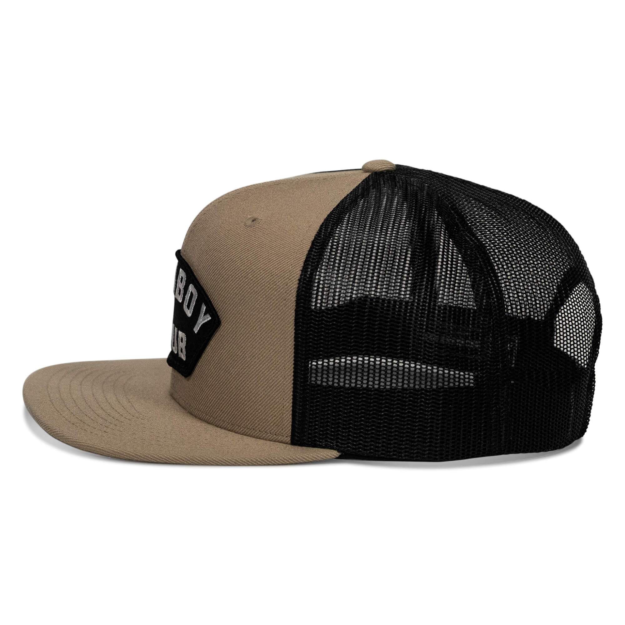 Cowboy Club Patch Flatbill Snapback Hat - DIRTY COWBOY USA - Flyclothing LLC