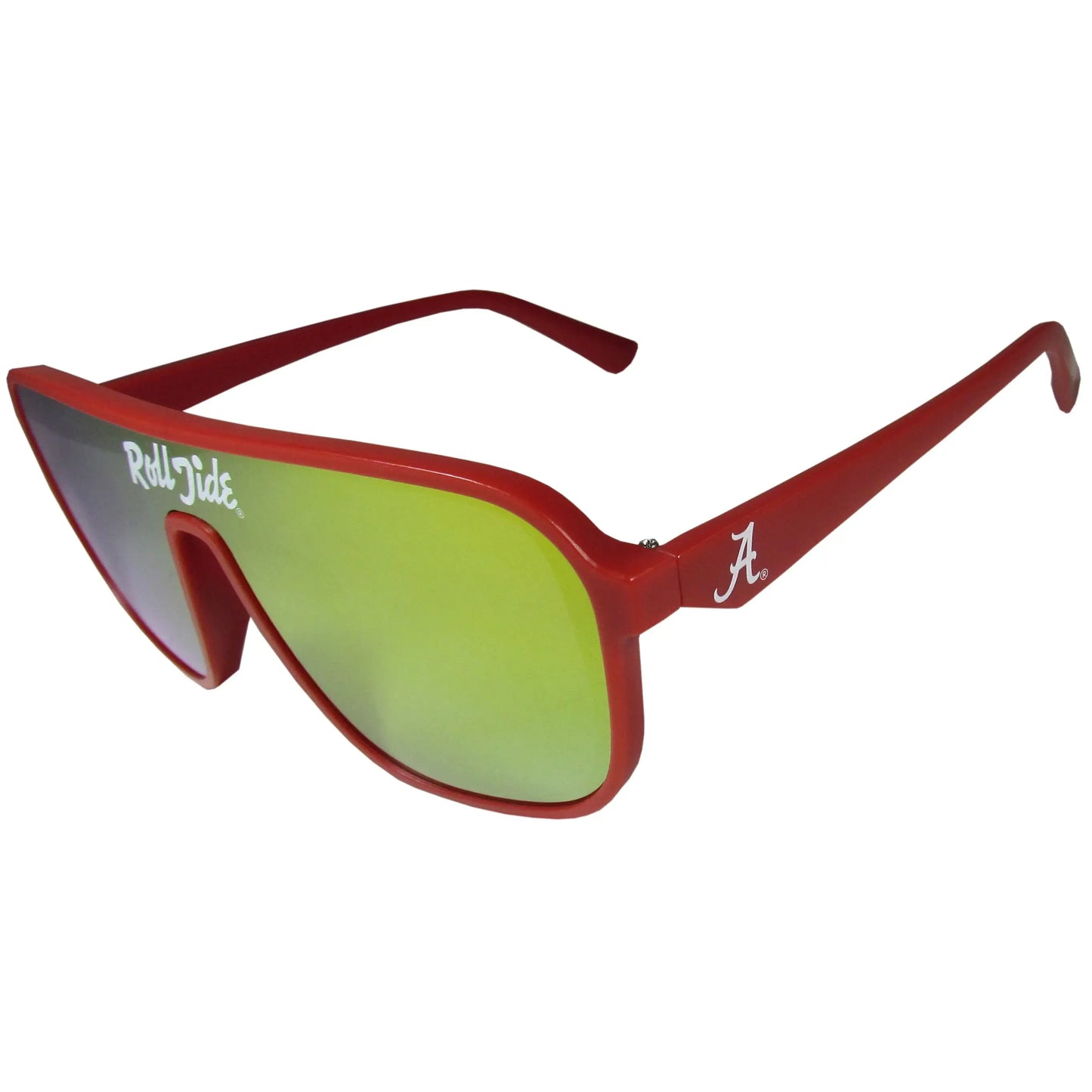Alabama Crimson Tide Aviator Shield Sunglasses - Alabama Crimson Tide - Flyclothing LLC