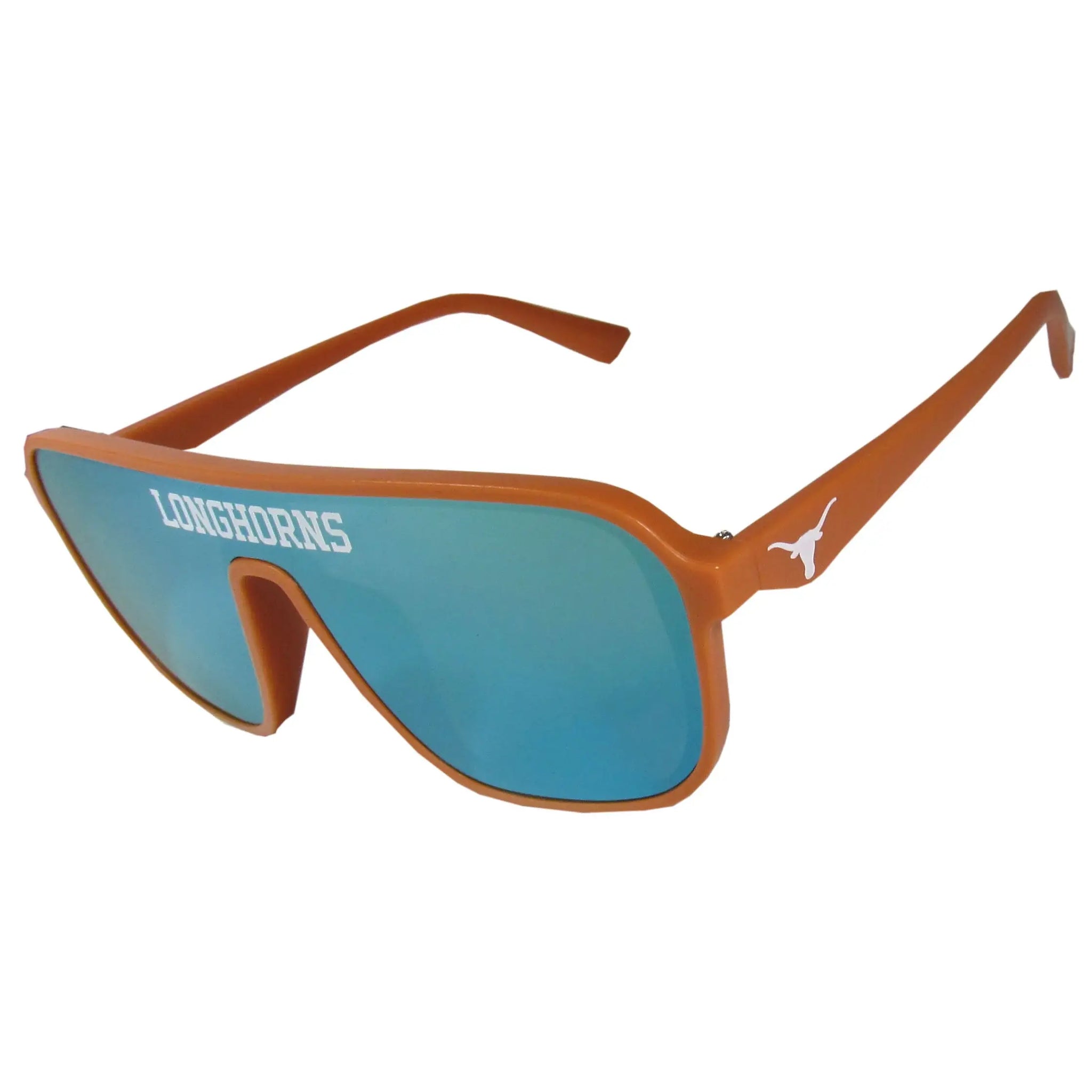 Texas Longhorns Aviator Shield Sunglasses - Texas Longhorns - Flyclothing LLC
