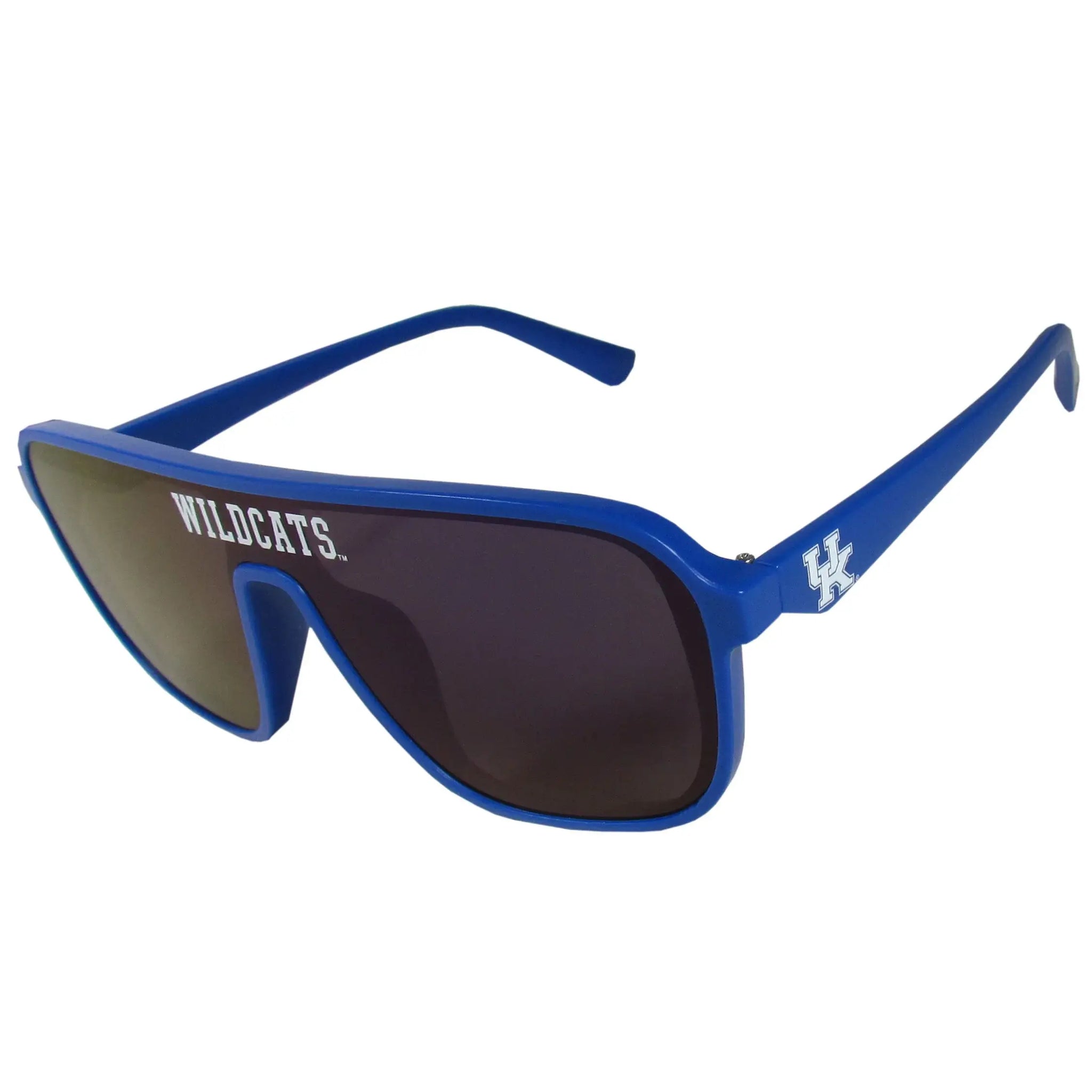 Kentucky Wildcats Aviator Shield Sunglasses - Kentucky Wildcats - Flyclothing LLC