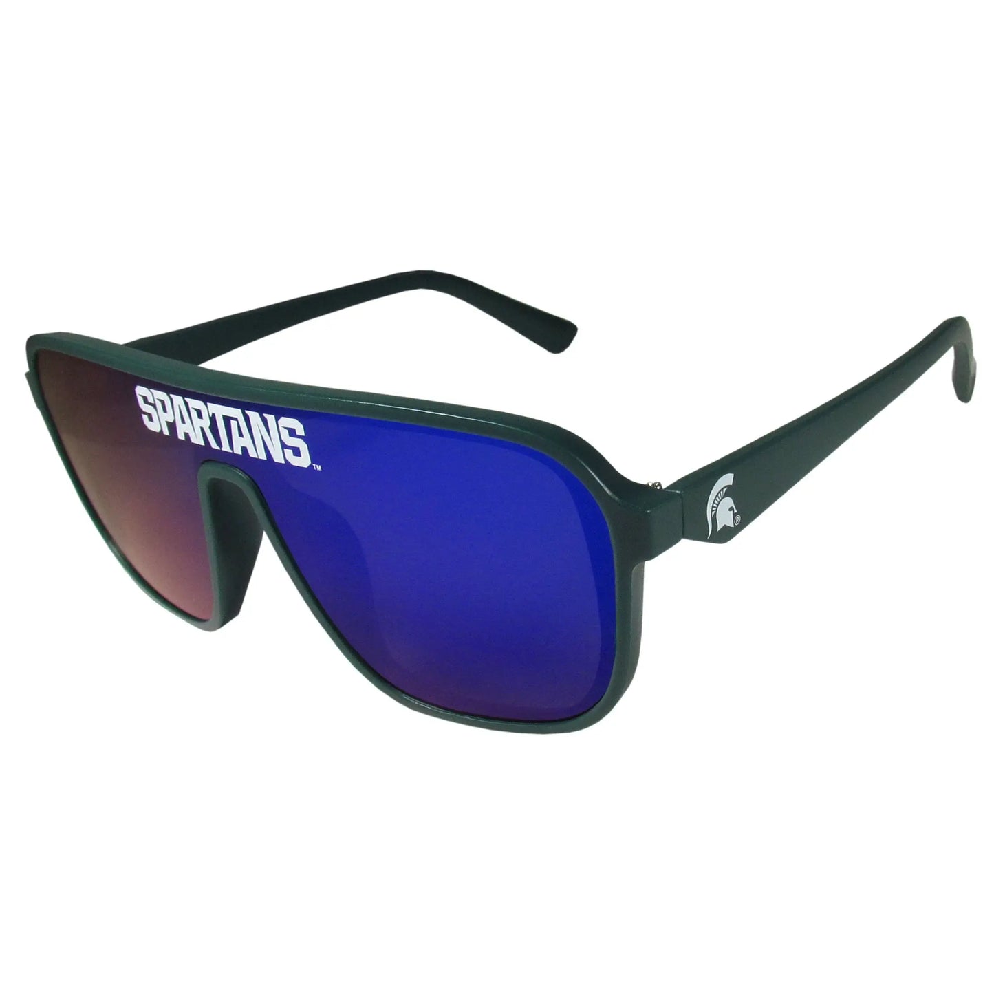 Michigan St. Spartans Aviator Shield Sunglasses - Michigan St. Spartans - Flyclothing LLC