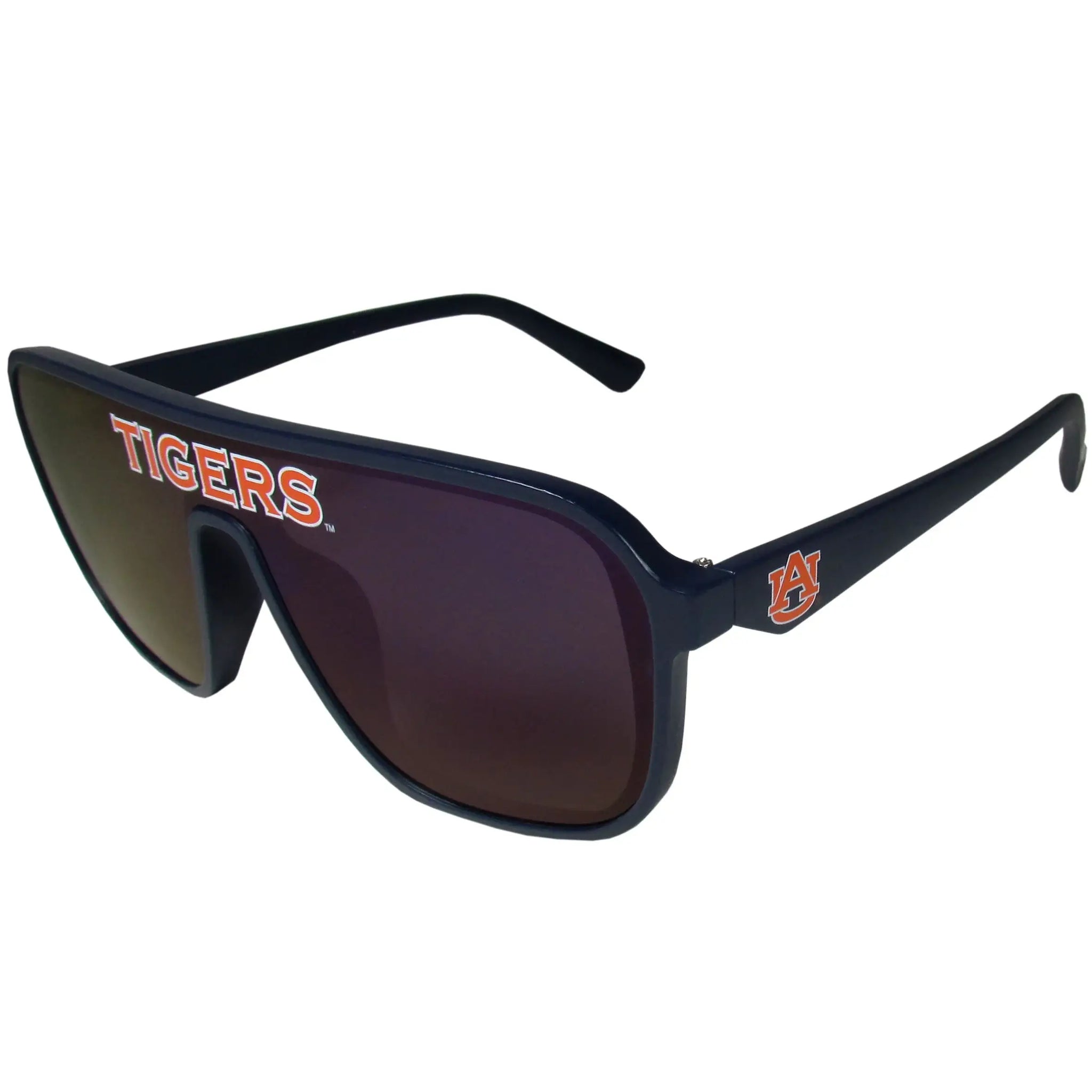 Auburn Tigers Aviator Shield Sunglasses - Auburn Tigers - Flyclothing LLC