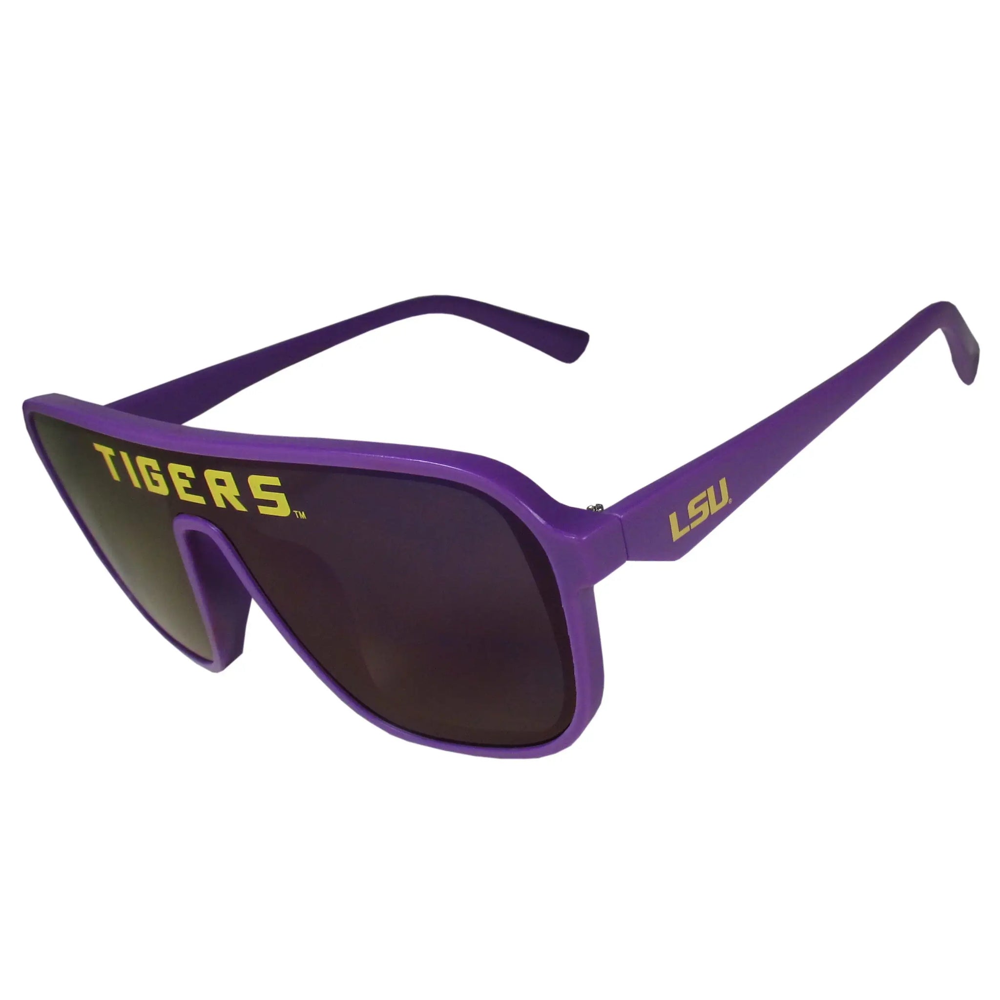 LSU Tigers Aviator Shield Sunglasses - LSU Tigers - Flyclothing LLC