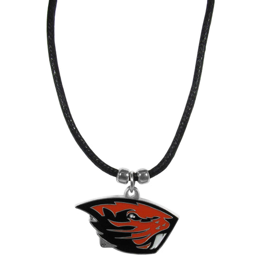 Oregon St. Beavers Cord Necklace - Oregon St. Beavers - Flyclothing LLC