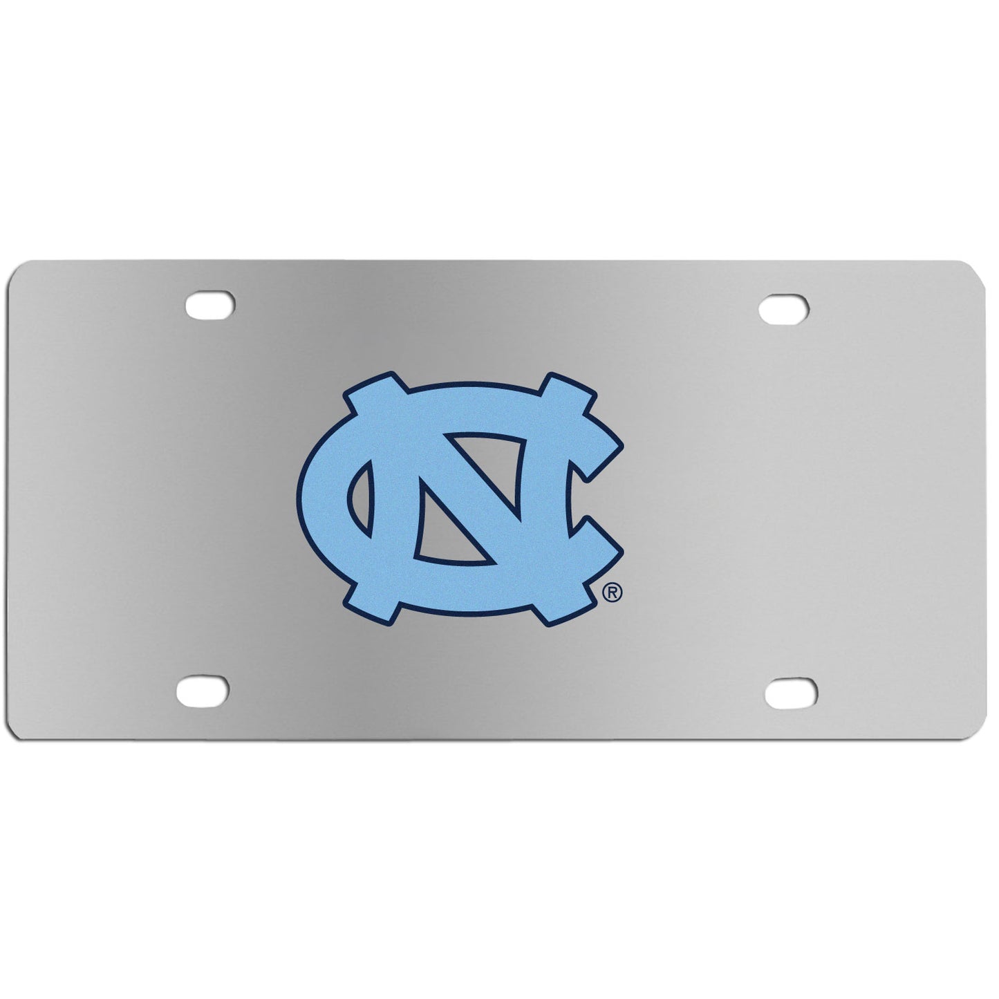 N. Carolina Tar Heels Steel License Plate Wall Plaque