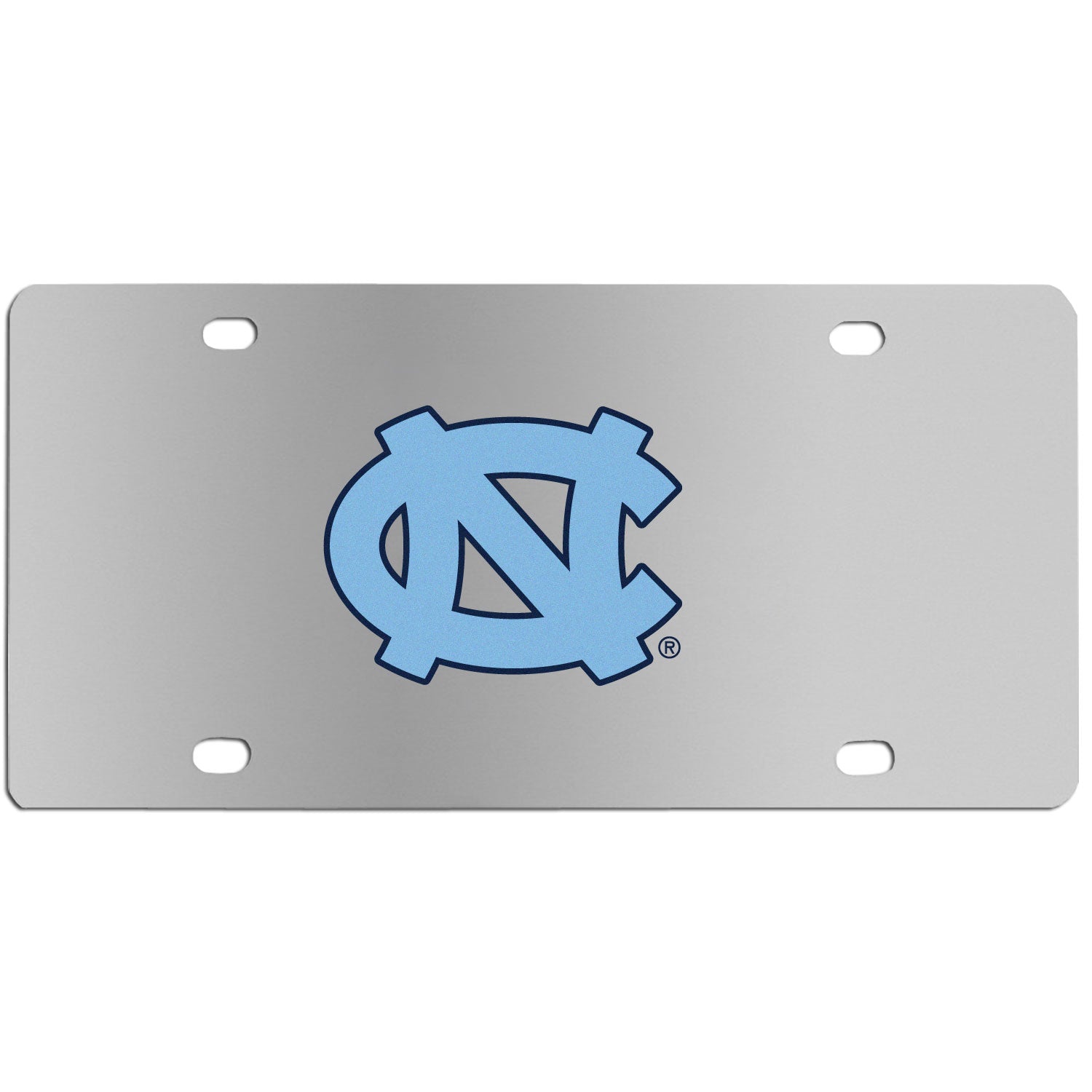 N. Carolina Tar Heels Steel License Plate Wall Plaque