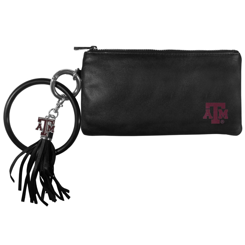 Texas A & M Aggies Leather Women's Bracelet Wallet - Texas A & M Aggies