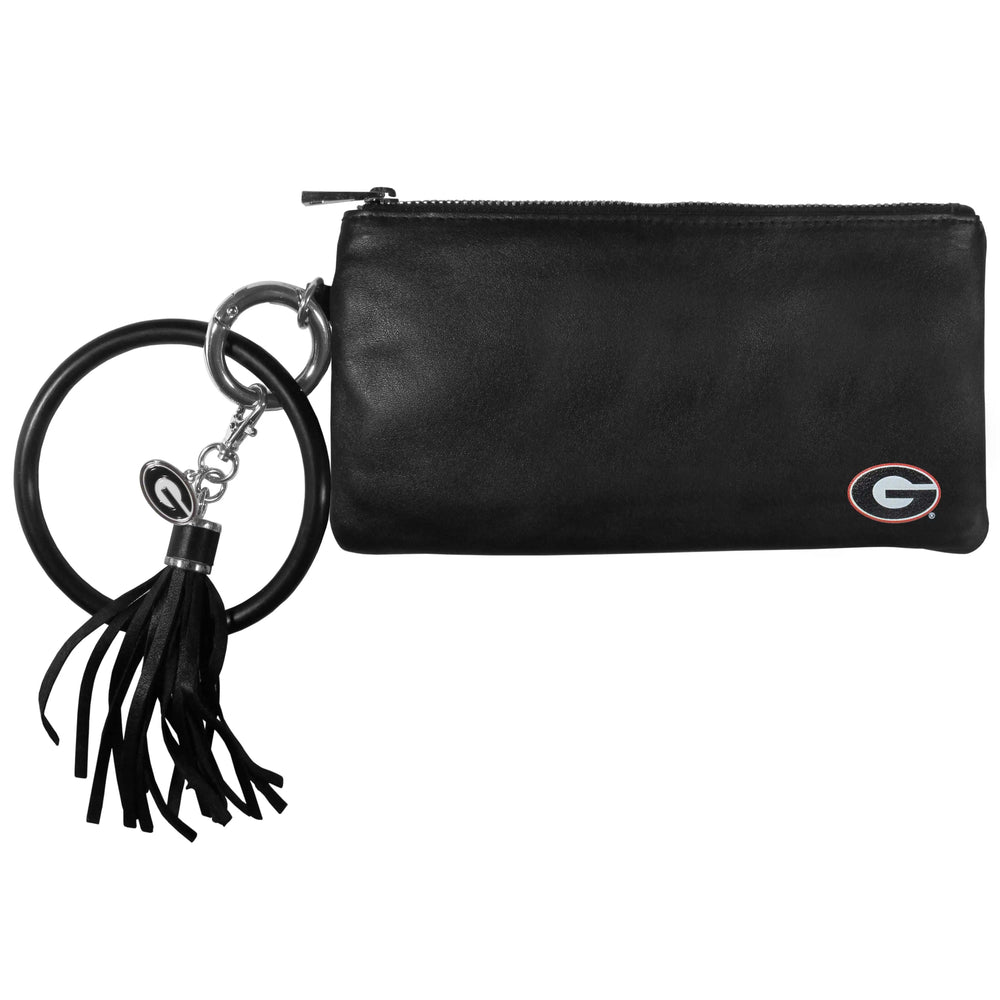 Georgia Bulldogs Leather Women's Bracelet Wallet - Georgia Bulldogs