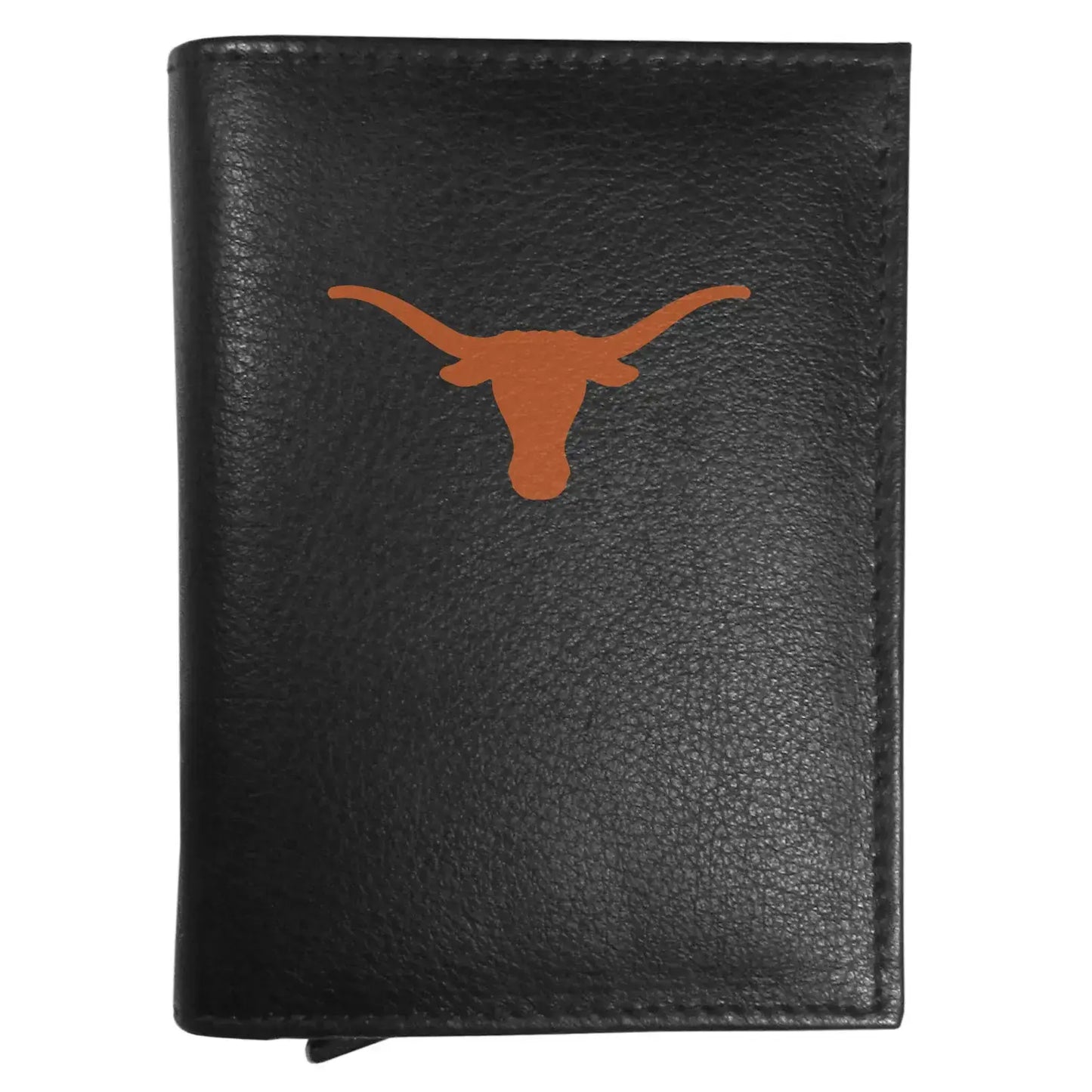 Texas Longhorns Leather RFID Pop-Up Wallet - Texas Longhorns - Flyclothing LLC