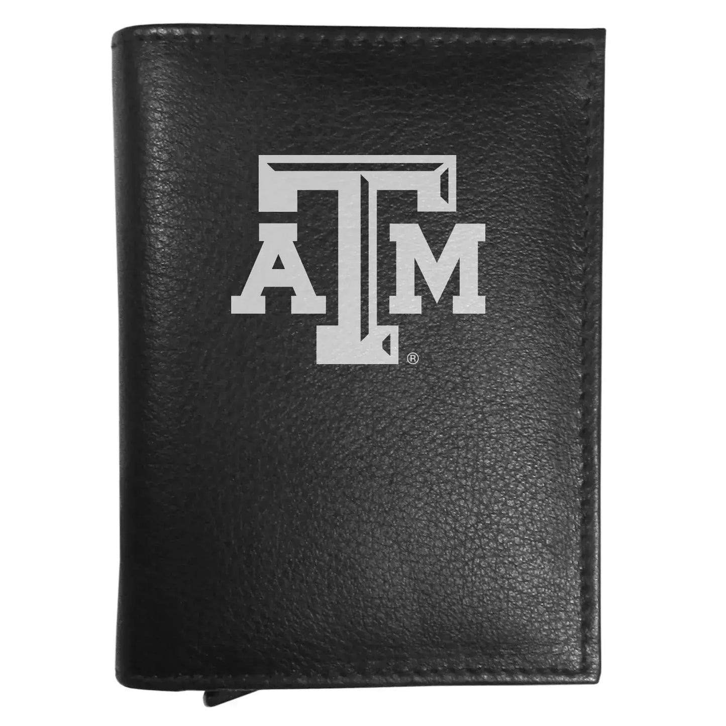 Texas A & M Aggies Leather RFID Pop-Up Wallet - Texas A & M Aggies - Flyclothing LLC