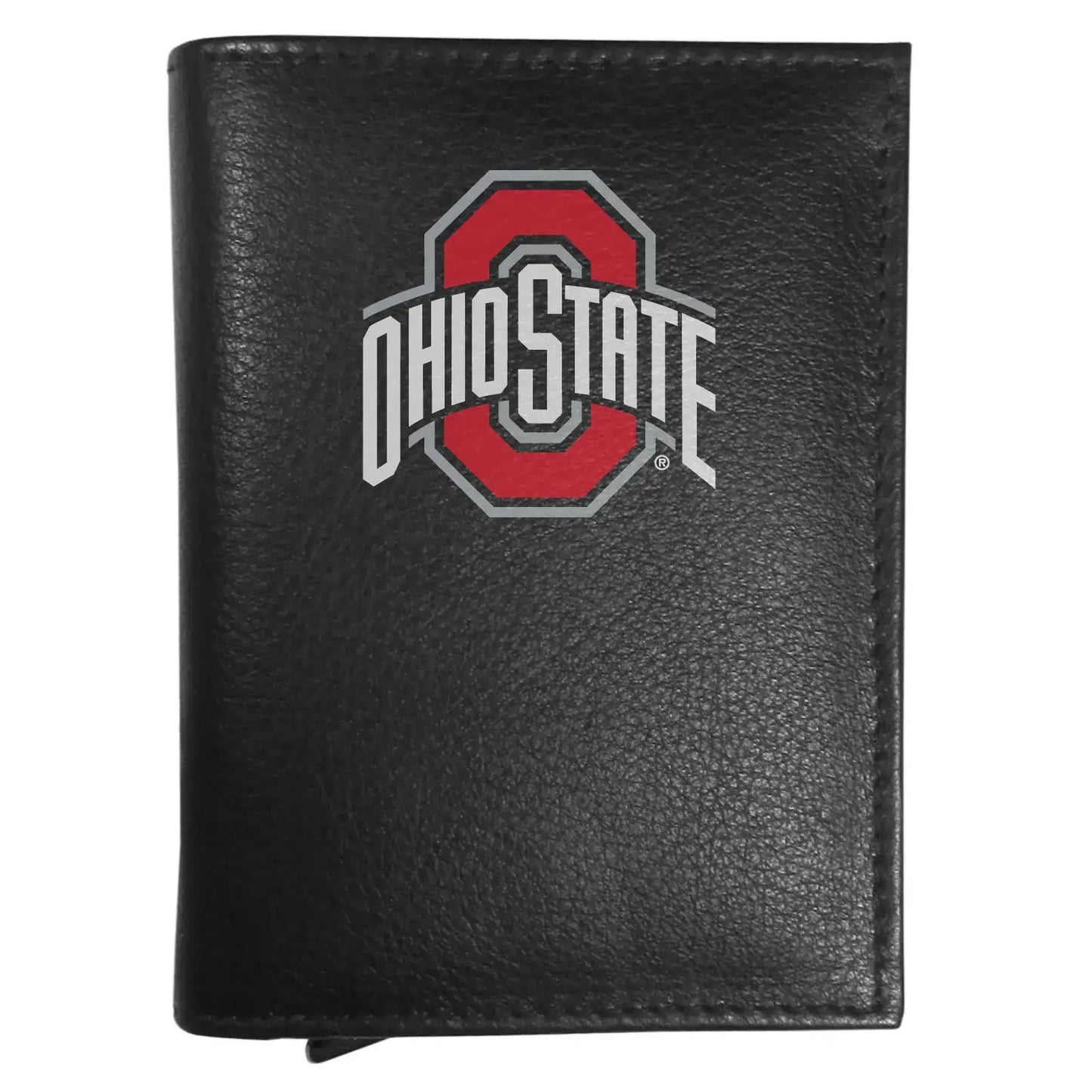 Ohio St. Buckeyes Leather RFID Pop-Up Wallet - Ohio St. Buckeyes - Flyclothing LLC