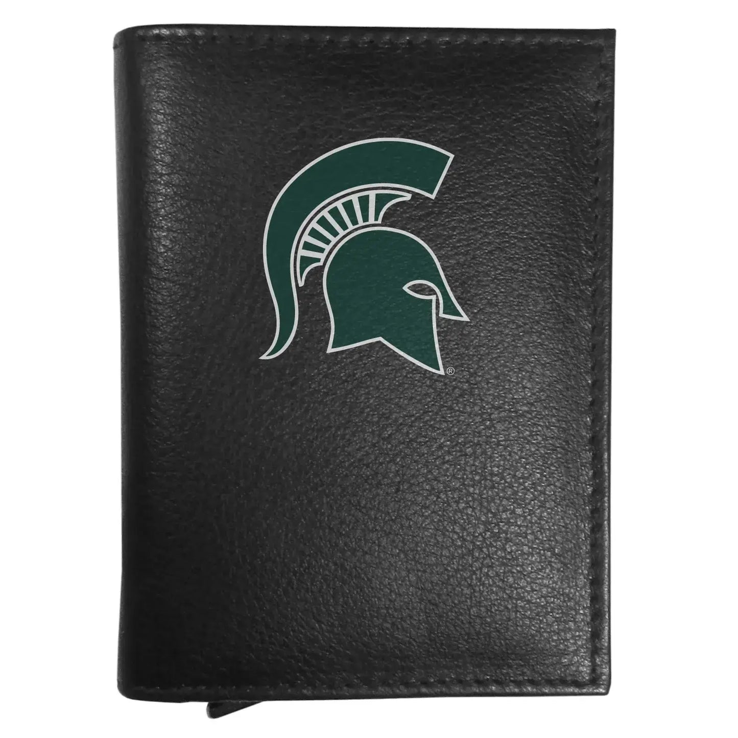 Michigan St. Spartans Leather RFID Pop-Up Wallet - Michigan St. Spartans - Flyclothing LLC