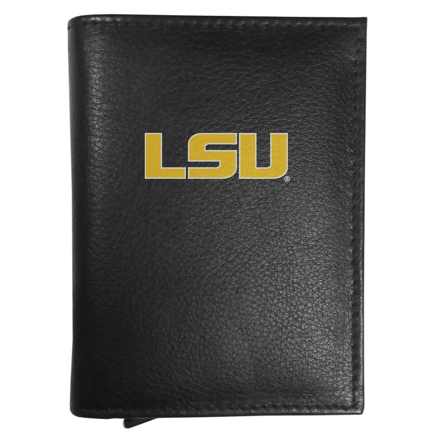 LSU Tigers Leather RFID Pop-Up Wallet - LSU Tigers - Flyclothing LLC