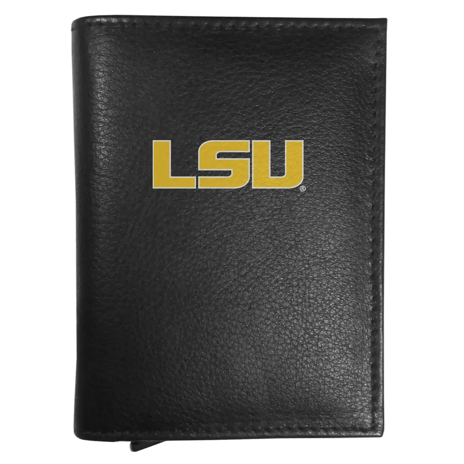 LSU Tigers Leather RFID Pop-Up Wallet - LSU Tigers - Flyclothing LLC