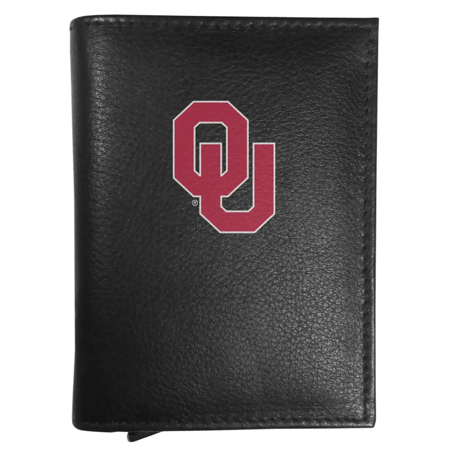 Oklahoma Sooners Leather RFID Pop-Up Wallet - Oklahoma Sooners - Flyclothing LLC