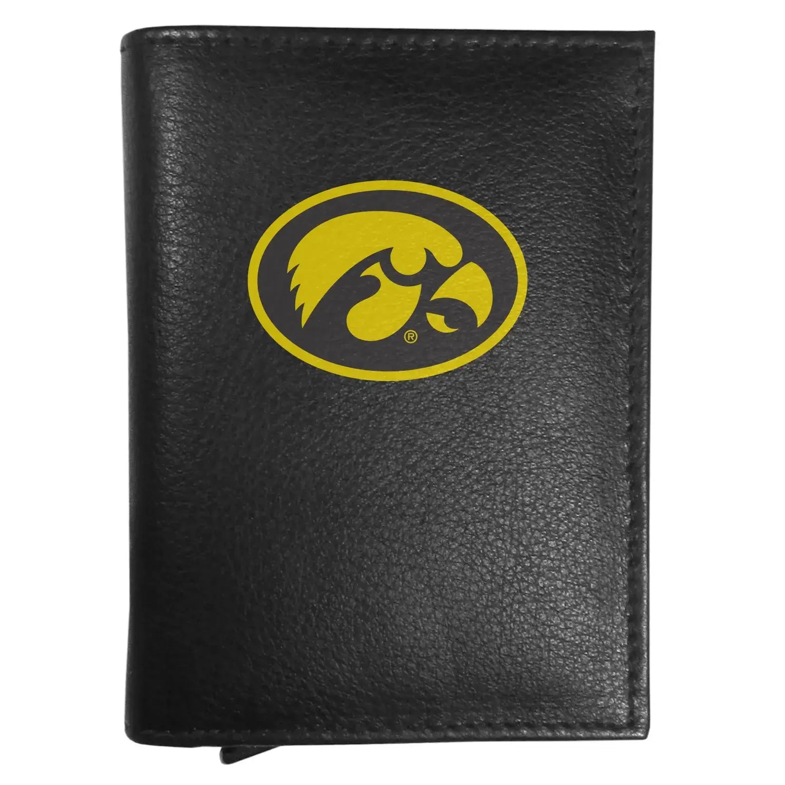 Iowa Hawkeyes Leather RFID Pop-Up Wallet - Iowa Hawkeyes - Flyclothing LLC