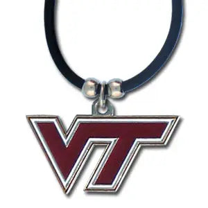 Virginia Tech Hokies Rubber Cord Necklace - Virginia Tech Hokies - Flyclothing LLC