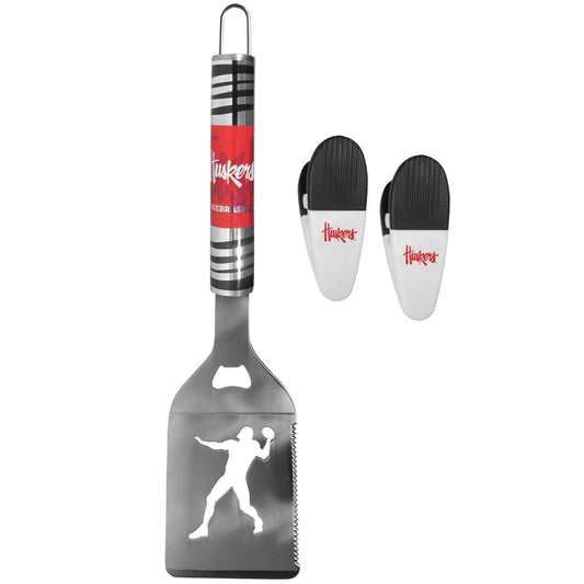 Nebraska Cornhuskers Tailgater Spatula w/Chip Clips - Nebraska Cornhuskers - Flyclothing LLC