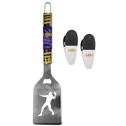 LSU Tigers Tailgater Spatula w/Chip Clips - LSU Tigers - Flyclothing LLC