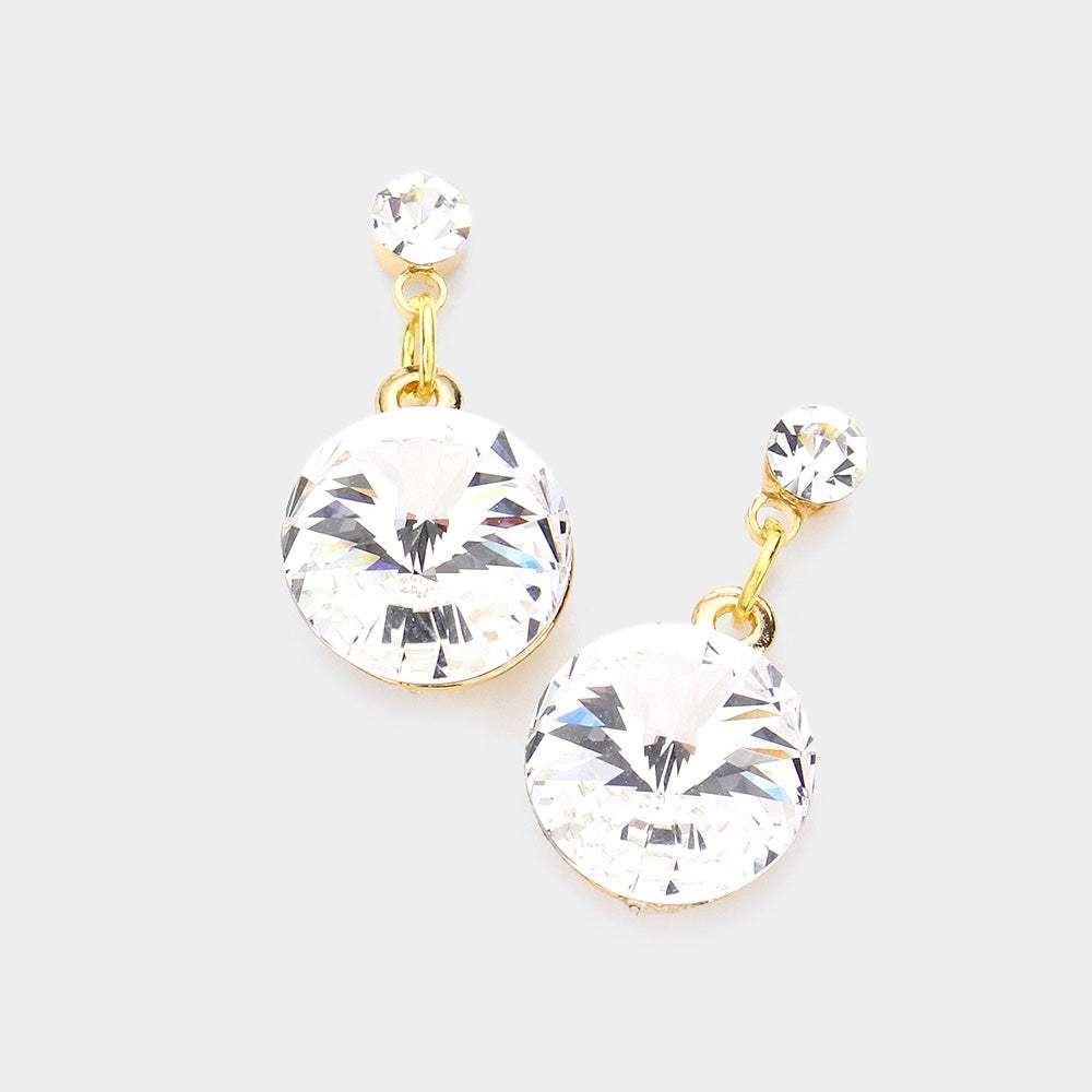 Genuine Crystal Drop Earrings - Madeline Love - Flyclothing LLC