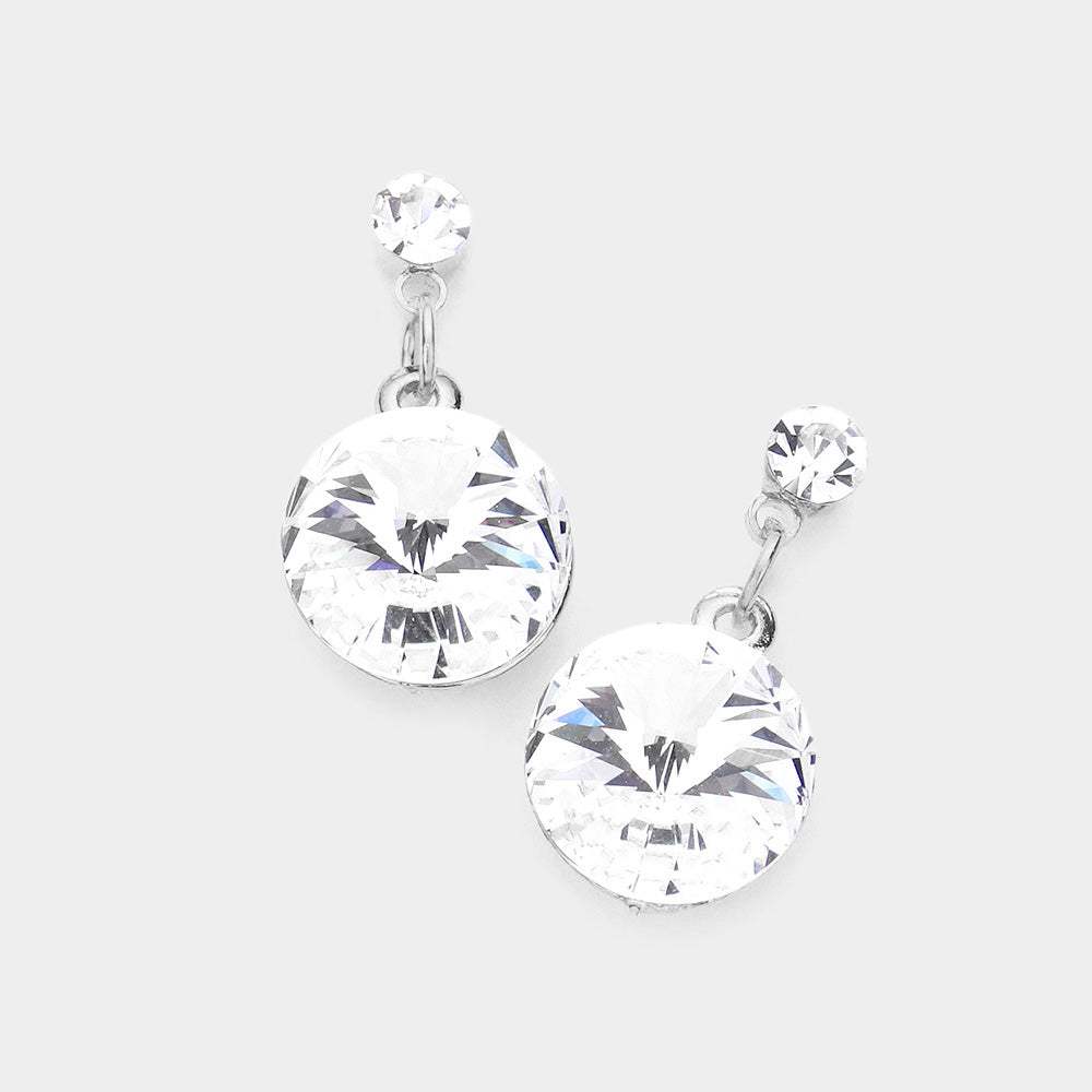 Genuine Crystal Drop Earrings - Madeline Love - Flyclothing LLC
