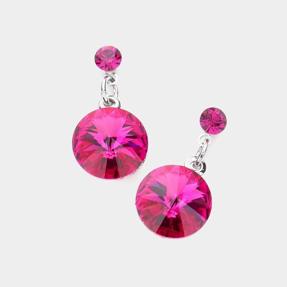 Genuine Crystal Drop Earrings - Madeline Love - Flyclothing LLC