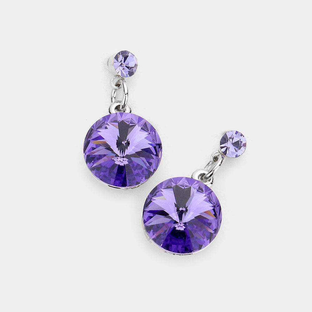 Genuine Crystal Drop Earrings - Madeline Love - Flyclothing LLC