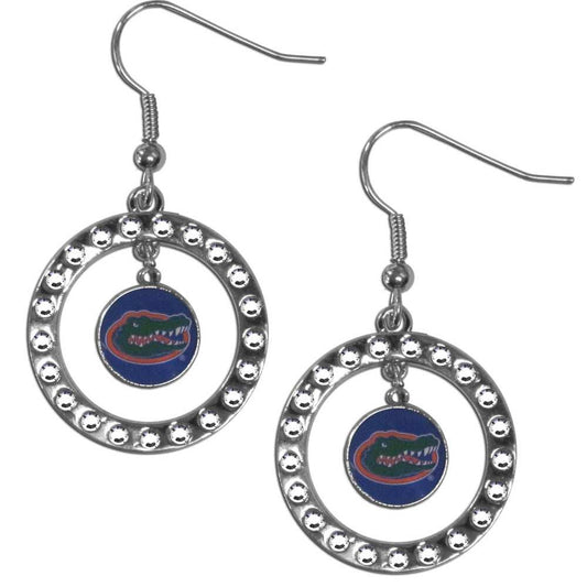 Florida Gators Rhinestone Hoop Earrings - Florida Gators - Flyclothing LLC