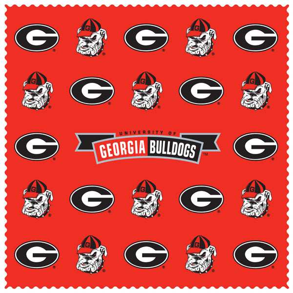 Georgia Bulldogs Microfiber Cleaning Cloth