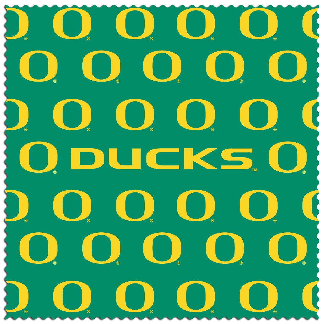 Oregon Ducks Microfiber Cleaning Cloth