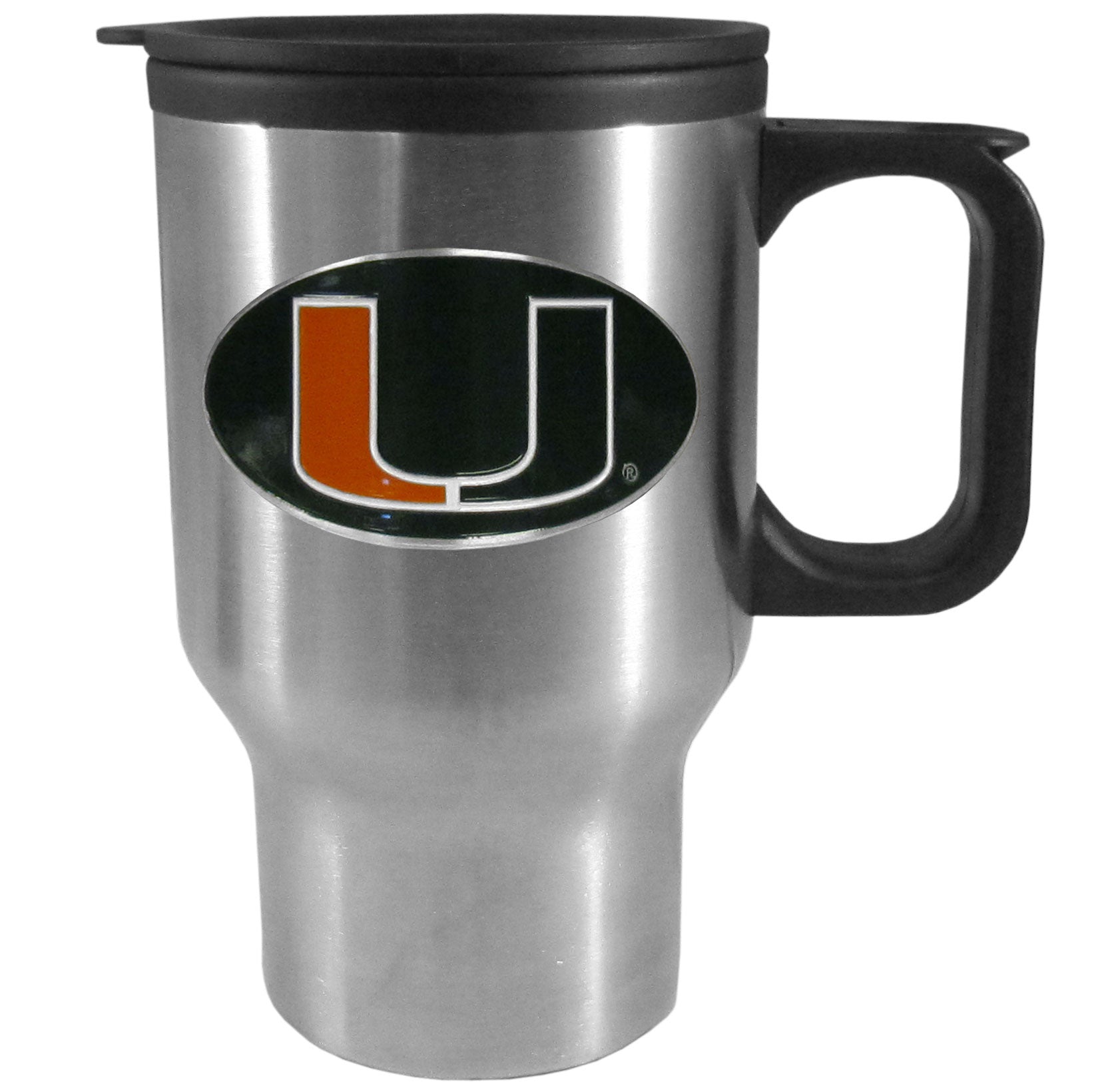Miami Hurricanes Sculpted Travel Mug, 14 oz