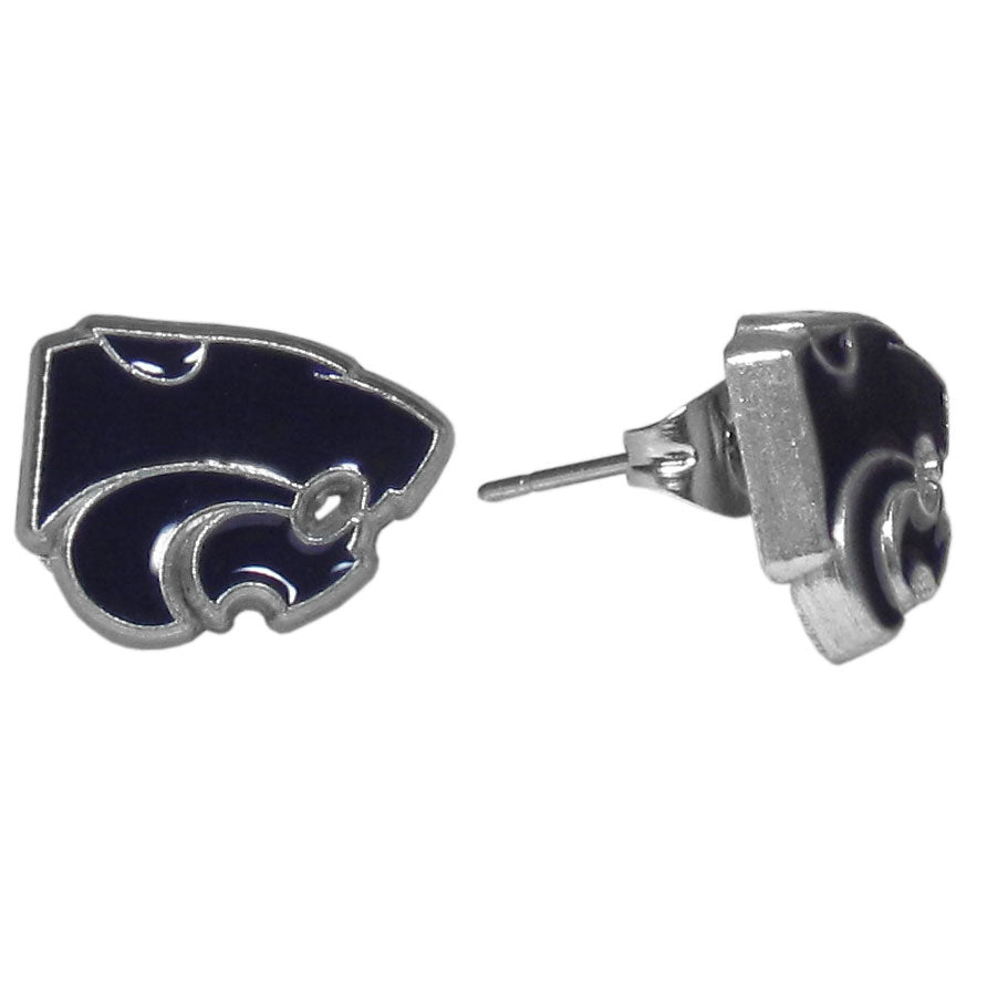 Kansas St. Wildcats Stud Earrings