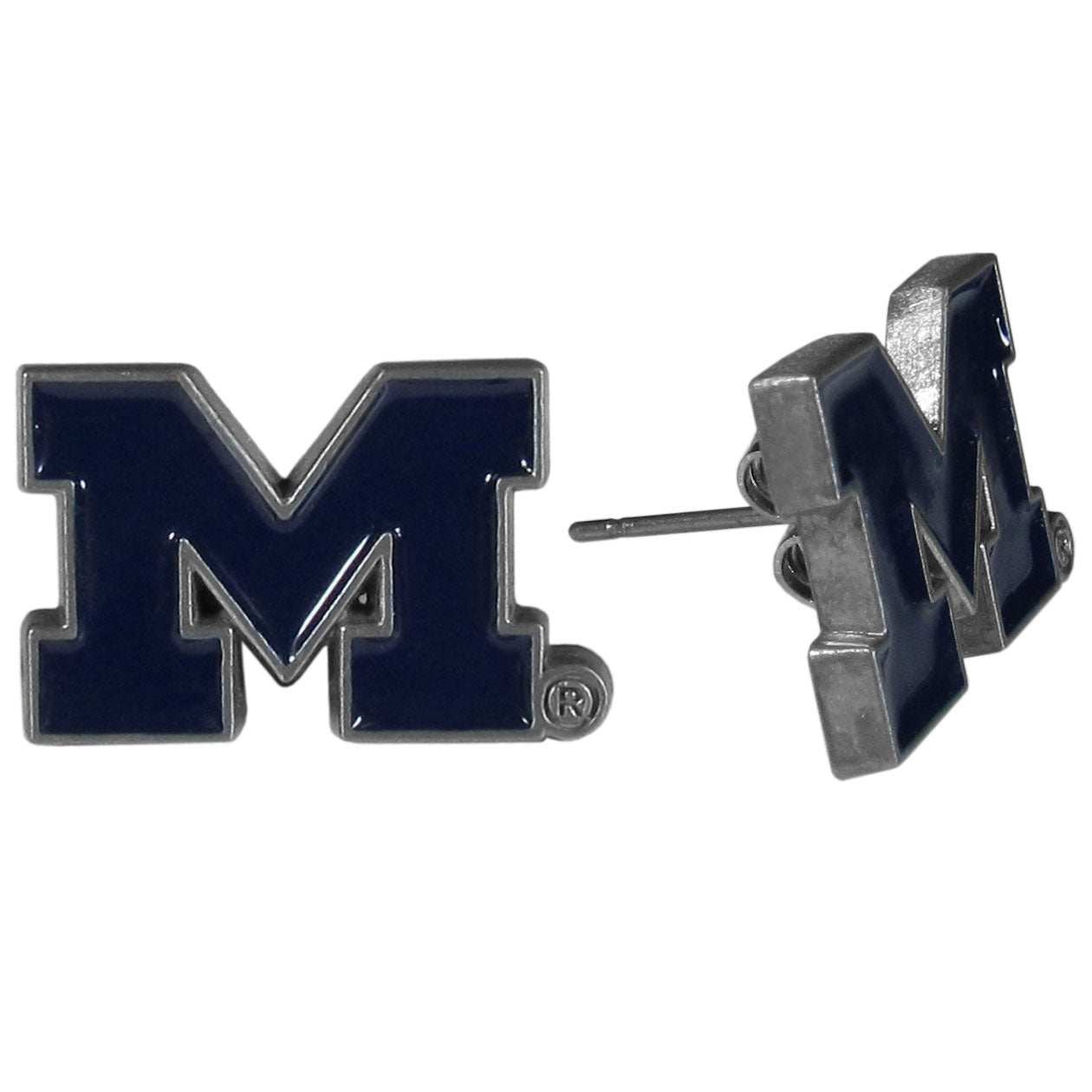 Michigan Wolverines Stud Earrings - Michigan Wolverines - Flyclothing LLC