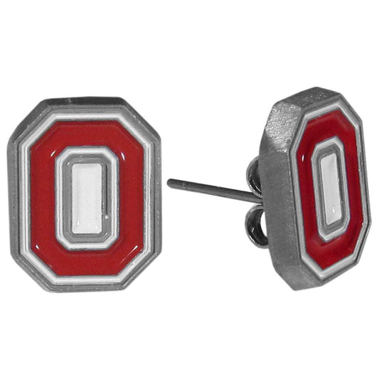 Ohio St. Buckeyes Stud Earrings - Ohio State Buckeyes - Flyclothing LLC