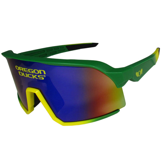 Oregon Ducks Navigator Shield Sunglasses - Oregon Ducks