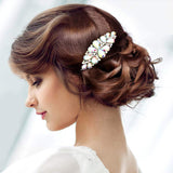 Teardrop Stone Cluster Wrap Headpiece - Madeline Love - Flyclothing LLC