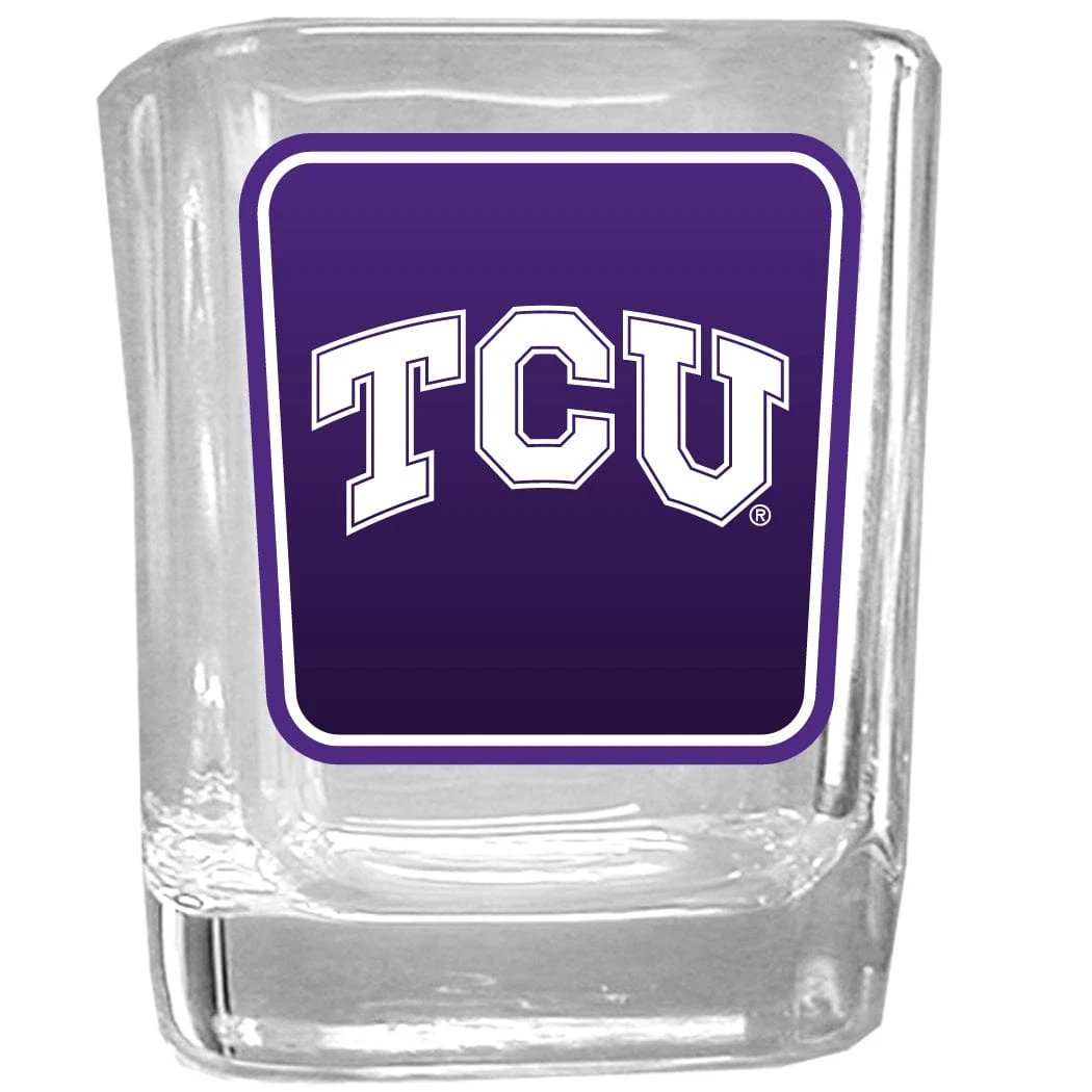 TCU Horned Frogs Square Glass Shot Glass - TCU Horned Frogs - Flyclothing LLC