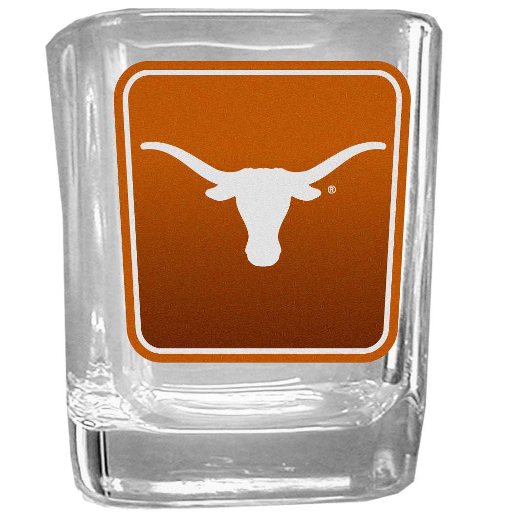 Texas Longhorns Square Glass Shot Glass - Texas Longhorns - Flyclothing LLC