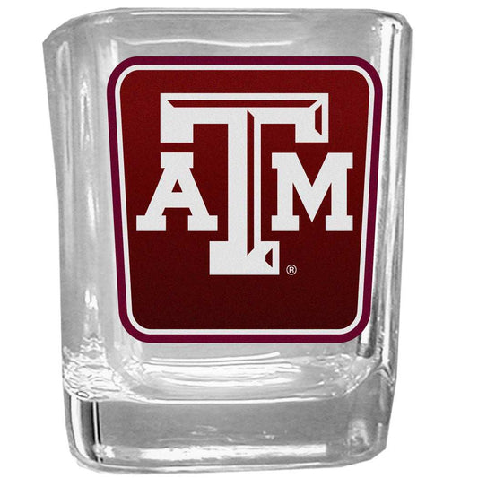 Texas A & M Aggies Square Glass Shot Glass - Texas A & M Aggies - Flyclothing LLC