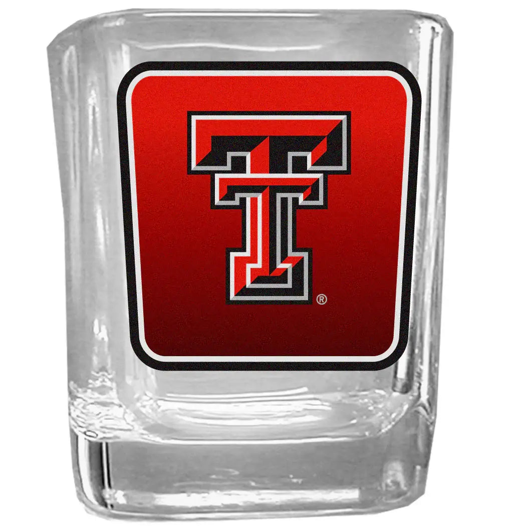 Texas Tech Raiders Square Glass Shot Glass - Texas Tech Raiders - Flyclothing LLC