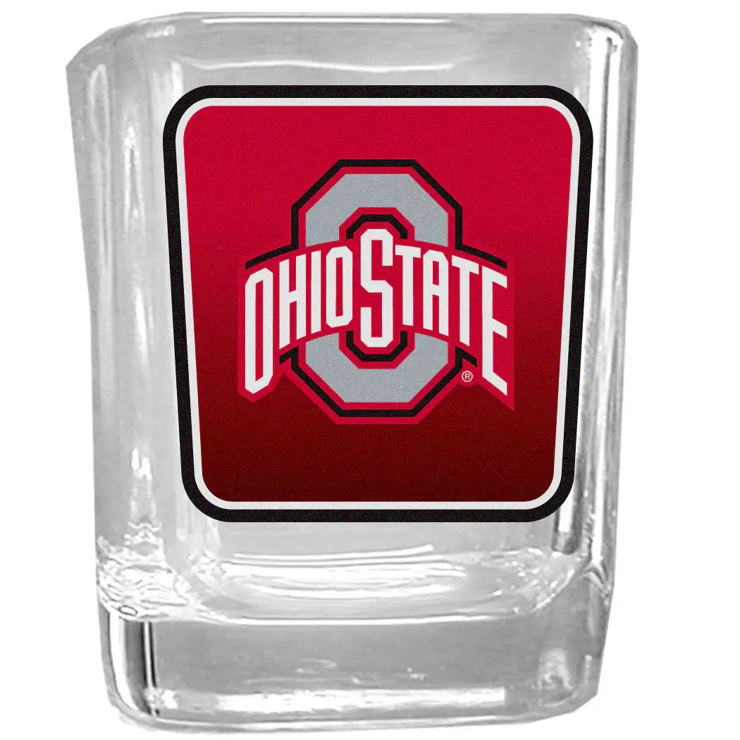 Ohio St. Buckeyes Square Glass Shot Glass - Ohio State Buckeyes - Flyclothing LLC