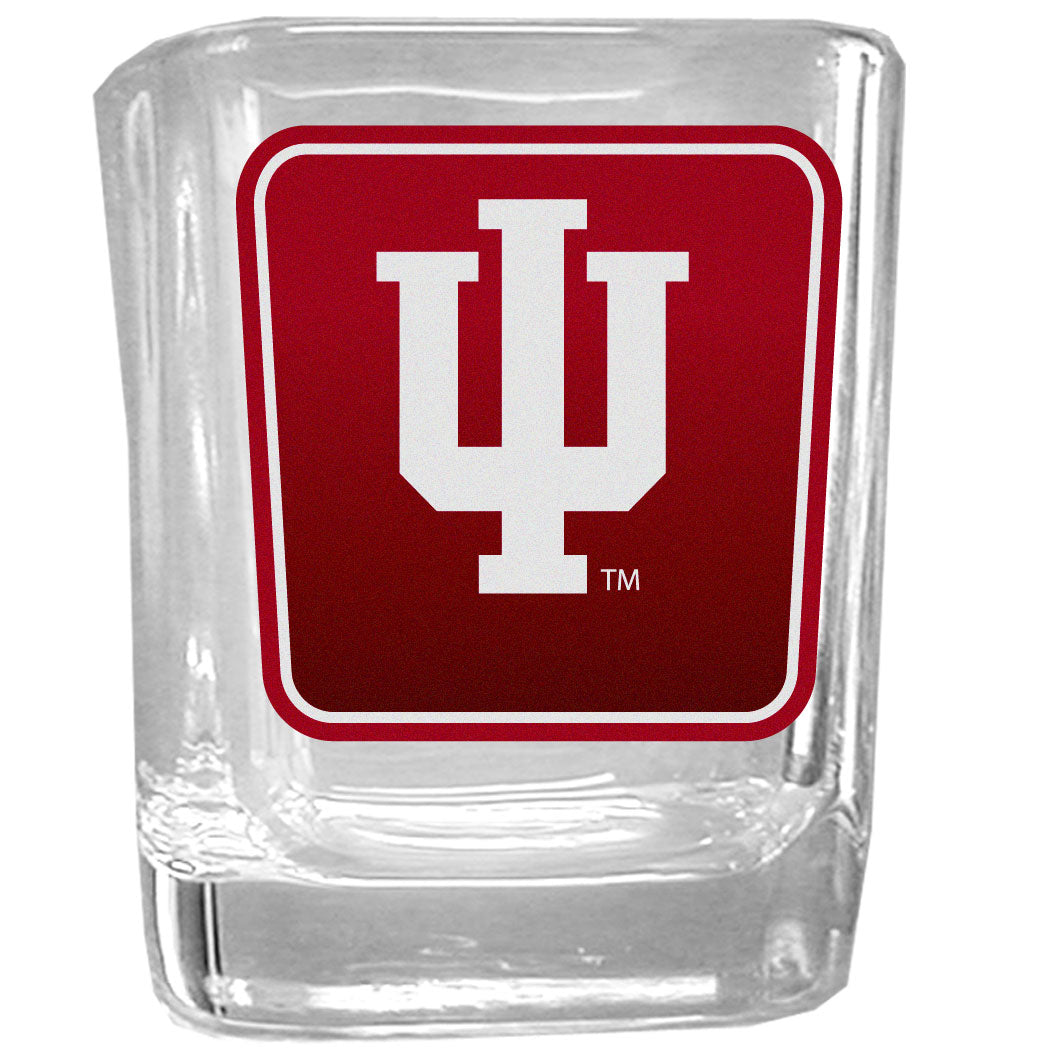 Indiana Hoosiers Square Glass Shot Glass
