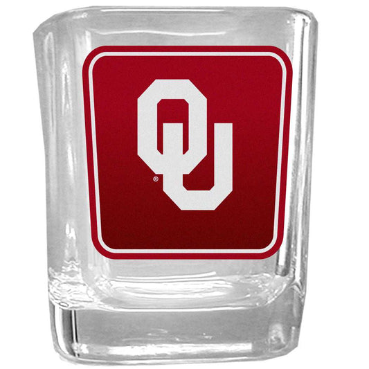 Oklahoma Sooners Square Glass Shot - Oklahoma Sooners - Flyclothing LLC