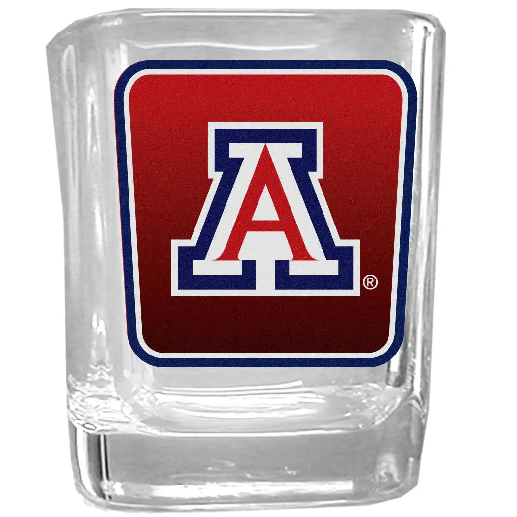 Arizona Wildcats Square Glass Shot Glass - Arizona Wildcats - Flyclothing LLC