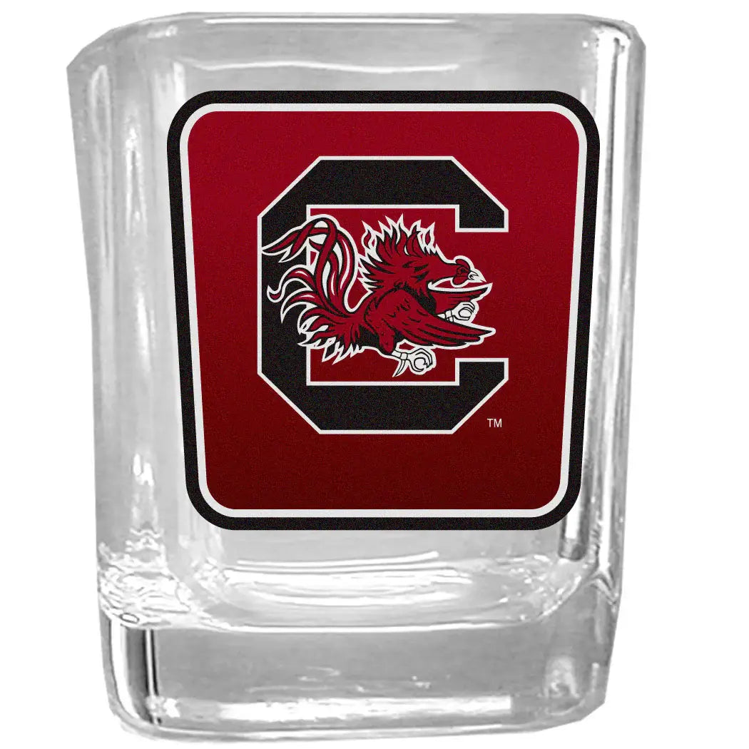 S. Carolina Gamecocks Square Glass Shot Glass - S. Carolina Gamecocks - Flyclothing LLC